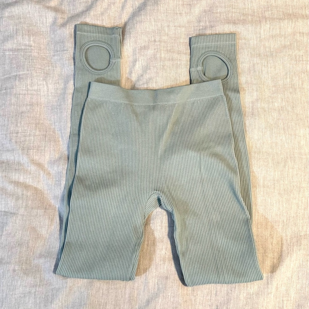Zara Ribbed Leggings, XS/S, NWT